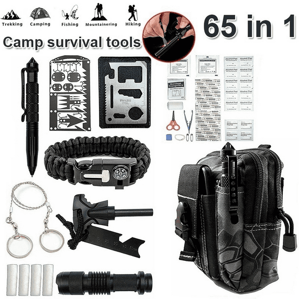 Military Outdoor Camping Travel Survival Kit Set Mini Camping Emergency Tools Se 